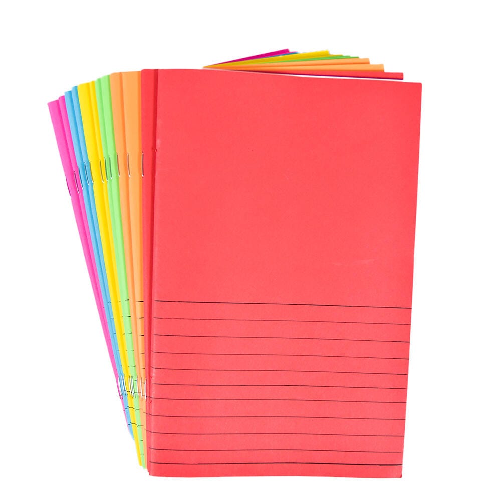 School Smart Bright Picture Story Books, 5-1/2 x 8-1/2 Inches, Assorted Colors, 16 Sheets, Pack of 12 2088939